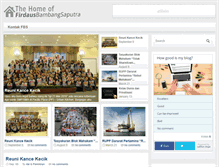 Tablet Screenshot of firdausbambangsaputra.com